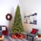 10ft. Pre-Lit White Mountain Pine & Pinecones Artificial Christmas Tree with Clear LED Lights